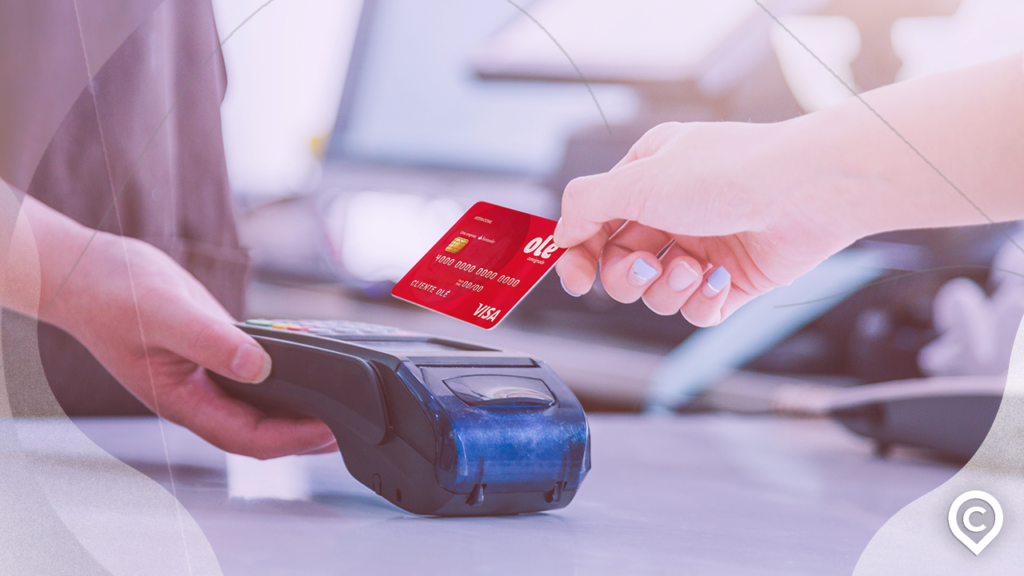 compras com cartão olé