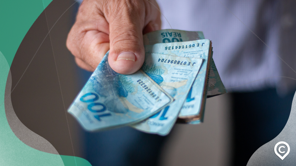 cédulas de 100 reais