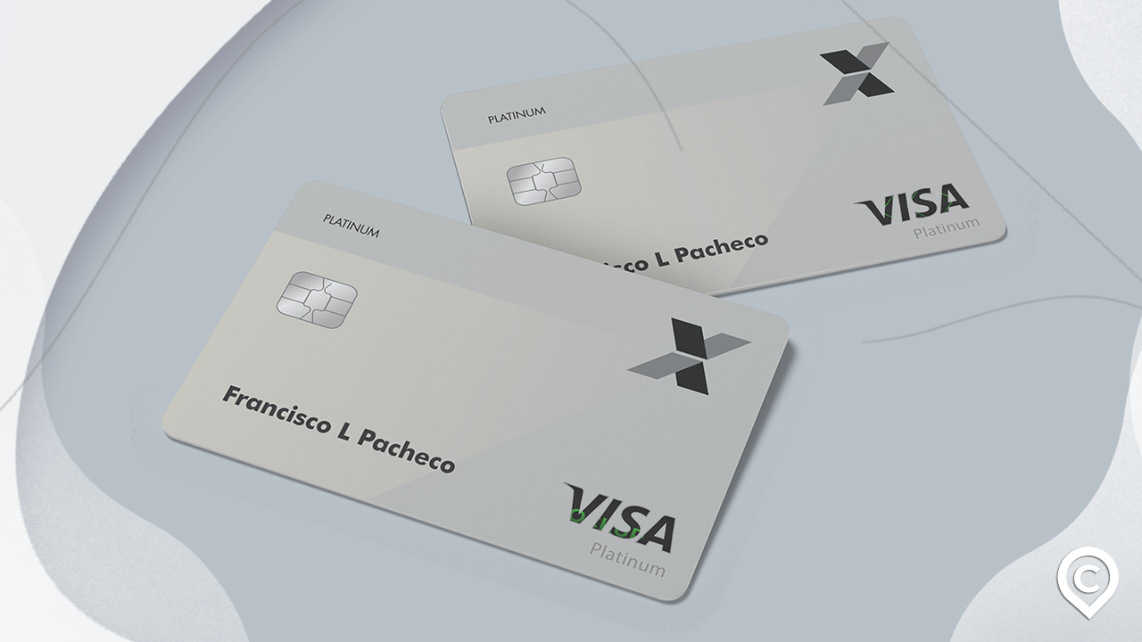 dois cartões caixa visa platinum