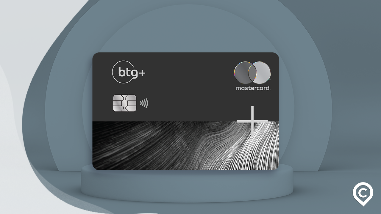 cartão de crédito btg+ black em destaque