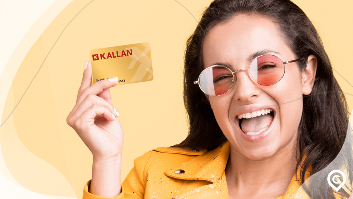 mulher com kallan card