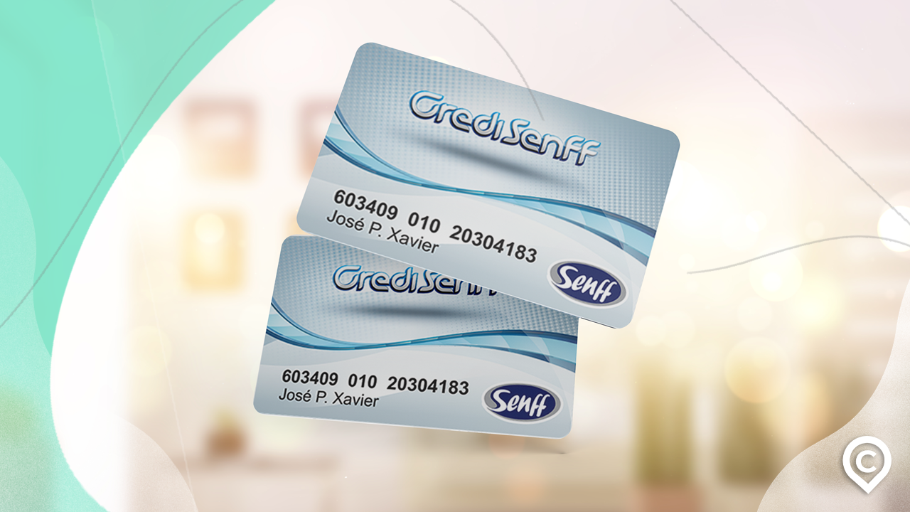 dois cartões senff em destaque