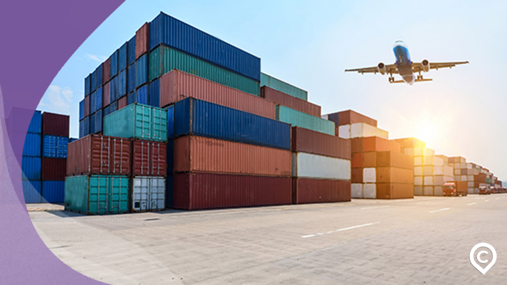 container com produtos importados para revenda