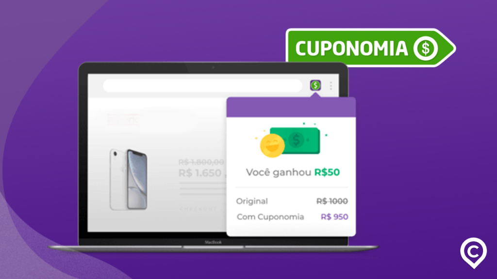 cashback do site cuponomia