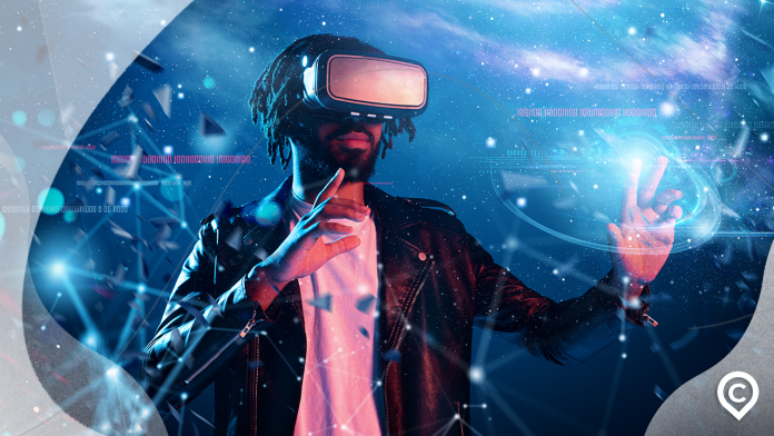 homem descobrindo o que é metaverso