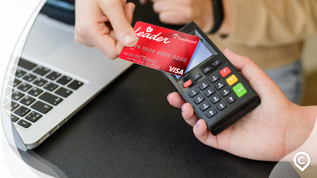 compras na maquineta após fazer cartão leader