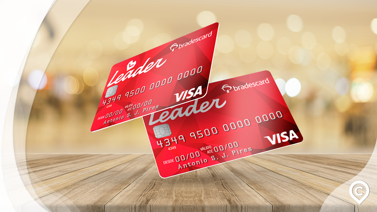 dois cartões leader em destaquee