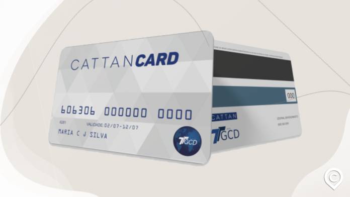cartão cattan card em destaque