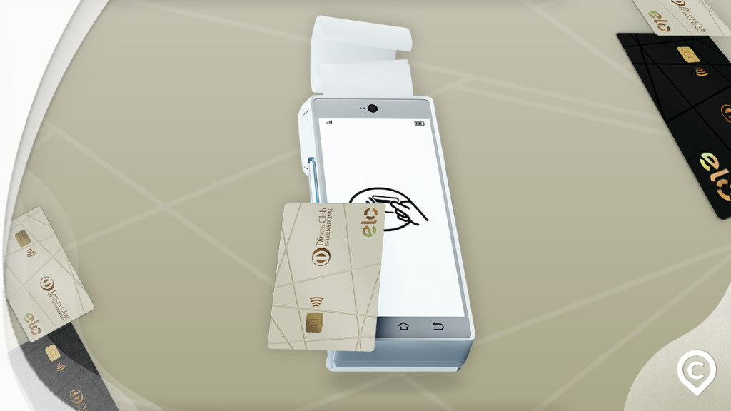 cartão e app da bandeira diners club