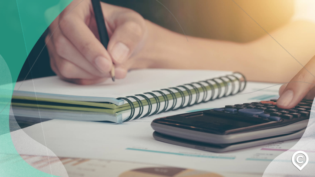 pessoa calculando 100% do cdi