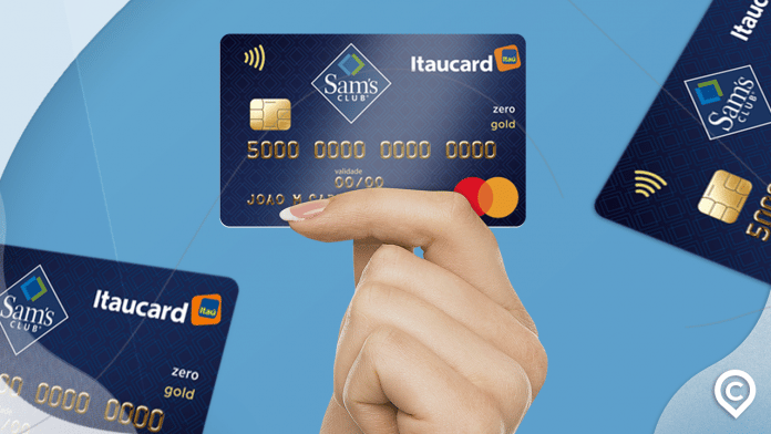 cartao-sams-club-4 mão segurando um cartão sam's club