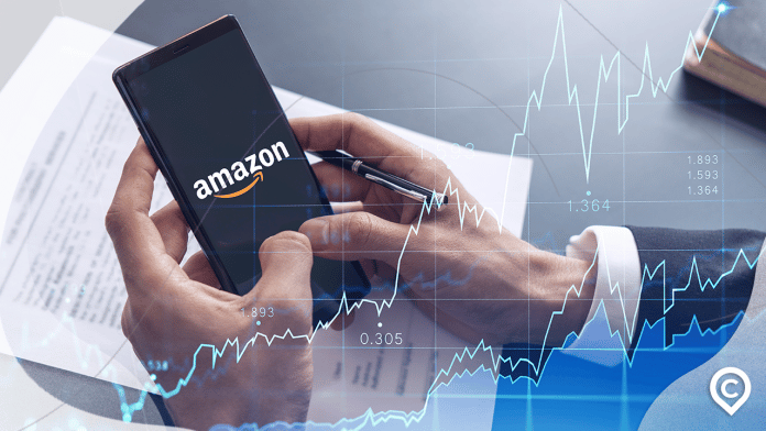 pessoa pesquisando como comprar ações da amazon