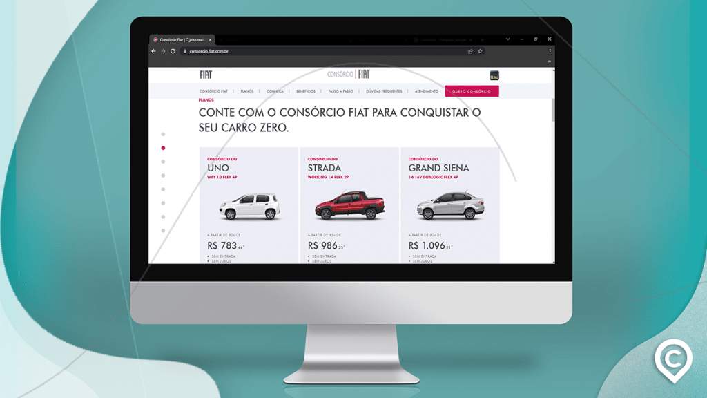 site consórcio fiat