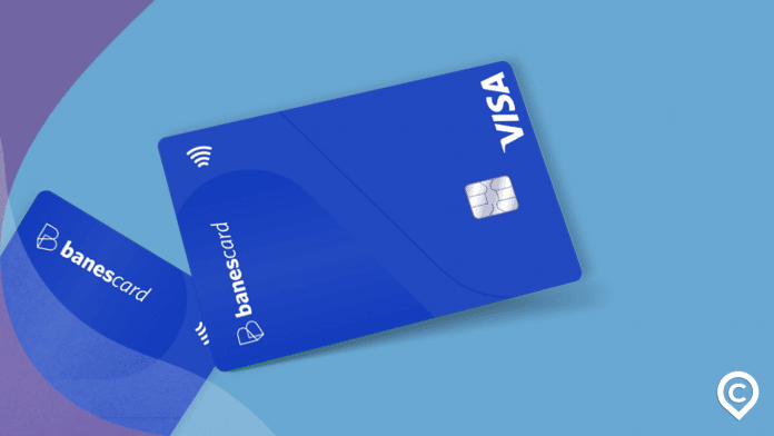 dois cartões banescard visa em destaque